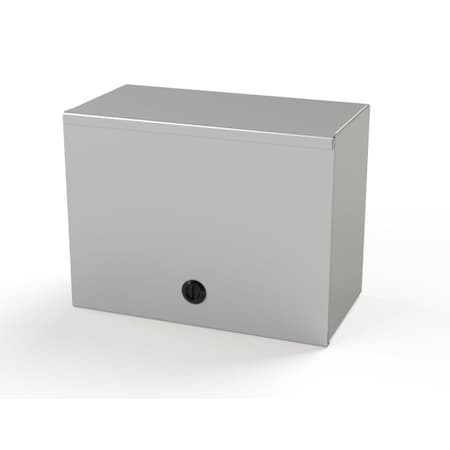 Saginaw Control & Engineering 1/4 Turn Latch Electrical Enclosures, 9 in H, 6 in D, 12 in W, NEMA 1, Carbon Steel SCE-L9N126LP
